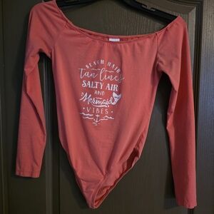 Exist Coral Apparel with Graphic Detail